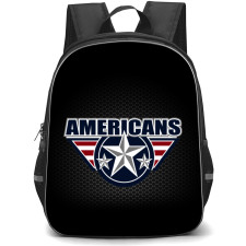 Tri City Americans Backpack School Bag StudentPack - Logo In Black Background