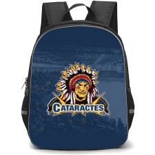 Shawinigan Cataractes Backpack School Bag StudentPack - Logo Stadium In Blue Background