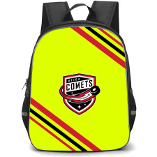 Utica Comets Backpack School Bag StudentPack - Large Logo With Stripe