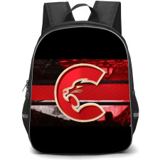 Prince George Cougars Backpack School Bag StudentPack - Logo In Red And Black Background