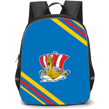Baie Comeau Drakkar Backpack School Bag StudentPack - Large Logo Stripe