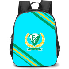 Farjestad Bollklubb Backpack School Bag StudentPack - Large Logo With Stripe