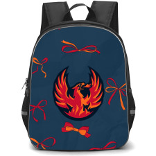 Coachella Valley Firebirds Backpack School Bag StudentPack - Logo Ribbon In Navy Background