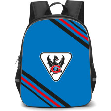 HC Fribourg Gotteron Backpack School Bag StudentPack - Large Logo With Stripe