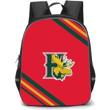 Halifax Mooseheads Backpack School Bag StudentPack - Large Logo Stripe