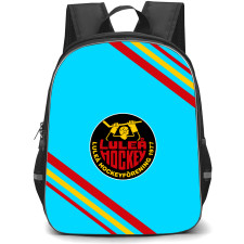 Lulea Hockeyforening Backpack School Bag StudentPack - Large Logo With Stripe