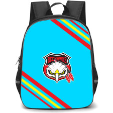 Malmo Redhawks Backpack School Bag StudentPack - Large Logo With Stripe