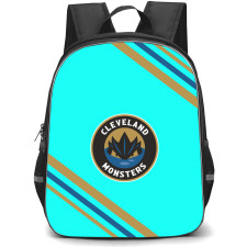 Cleveland Monsters Backpack School Bag StudentPack - Large Logo With Stripe