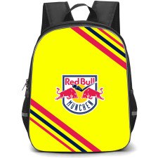 Eishockeyclub Red Bull Munchen Backpack School Bag StudentPack - Large Logo With Stripe