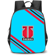 Orebro Hockeyklubb Backpack School Bag StudentPack - Large Logo With Stripe