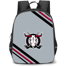 Red Deer Rebels Backpack School Bag StudentPack - Large Logo Stripe