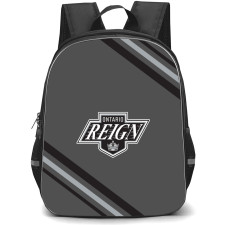 Ontario Reign Backpack School Bag StudentPack - Large Logo With Stripe