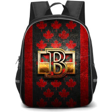 Belleville Senators Backpack School Bag StudentPack - Logo In Gold Grunge