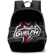 Guelph Storm Backpack School Bag StudentPack - Logo Overlay In Black Background