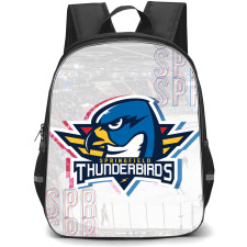 Springfield Thunderbirds Backpack School Bag StudentPack - Team Logo Glitch Poster
