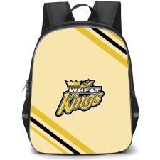Brandon Wheat Kings Backpack School Bag StudentPack - Large Logo Stripe