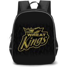 Brandon Wheat Kings Backpack School Bag StudentPack - Logo Gray Background