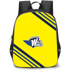 Schwenninger Wild Wings Backpack School Bag StudentPack - Large Logo With Stripe