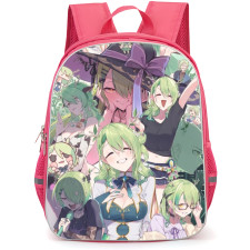 Hololive Ceres Fauna Backpack School Bag StudentPack - Ceres Fauna Smiling Happy Portrait Collage