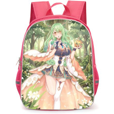 Hololive Ceres Fauna Backpack School Bag StudentPack - Ceres Fauna Walking Forest Portrait
