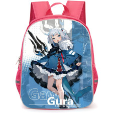 Hololive Gawr Gura Backpack School Bag StudentPack - Gawr Gura Portrait Series Poster