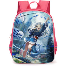 Hololive Gawr Gura Backpack School Bag StudentPack - Gawr Gura Walking Underwater Portrait