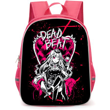 Hololive Mori Calliope Backpack School Bag StudentPack - Mori Calliope Dead Beat Painting Portrait Poster