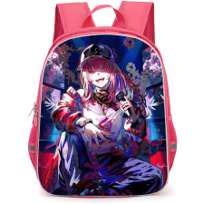 Hololive Mori Calliope Backpack School Bag StudentPack - Mori Calliope Holding Microphone Portrait Poster