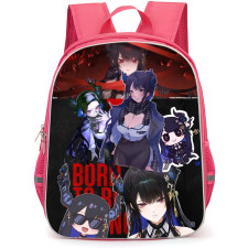 Hololive Nerissa Ravencroft Backpack School Bag StudentPack - Nerissa Ravencroft Born Portrait Collage Poster