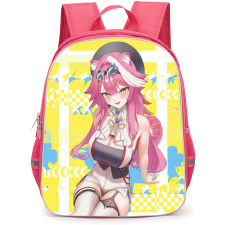 Hololive Raora Panthera Backpack School Bag StudentPack - Raora Panthera Sitting Smile Portrait Poster
