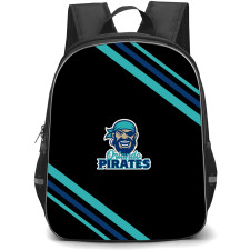 Orlando Pirates Backpack School Bag StudentPack - Orlando Pirates Large Logo With Stripe
