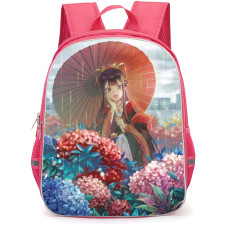Though I Am An Inept Villainess Shu Keigetsu Backpack School Bag StudentPack - Shu Keigetsu Raining Flowers Portrait