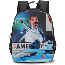 IndyCar Series Alex Palou Backpack School Bag StudentPack - Alex Palou Waving Happy Portrait