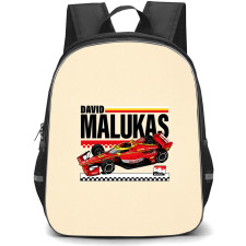 IndyCar Series David Malukas Backpack School Bag StudentPack - David Malukas Race Car Illustration Poster