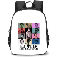 IndyCar Series David Malukas Backpack School Bag StudentPack - David Malukas The Eras Tour Portrait Collage Poster