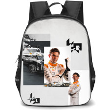IndyCar Series Pato O'Ward Backpack School Bag StudentPack - Pato O'Ward Portrait Collage Poster