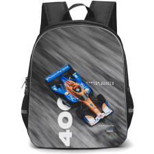 IndyCar Series Scott Dixon Backpack School Bag StudentPack - Scott Dixon Career Starts Poster