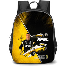 IndyCar Series Scott McLaughlin Backpack School Bag StudentPack - Scott McLaughlin Xpel Portrait Poster