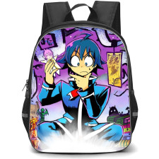 Welcome to Demon School Iruma Kun Iruma Suzuki Backpack StudentPack - Iruma Suzuki Holding Chibi Doll