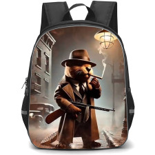 Italian Brainrot Bobrito Bandito Backpack StudentPack - Bobrito Bandito Crazy Man Poster