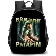 Italian Brainrot Brr Brr Patapim Backpack StudentPack - Brr Brr Patapim Standing In Forest Sticker