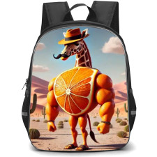Italian Brainrot Ganganzelli Trulala Backpack StudentPack - Ganganzelli Trulala Standing On Desert 3D Art Poster