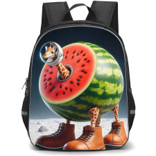 Italian Brainrot Girafa Celeste Backpack StudentPack - Girafa Celeste Astronaut 3D Art Poster
