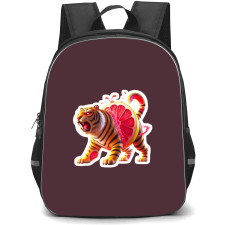 Italian Brainrot Tigroligre Frutonni Backpack StudentPack - Tigroligre Frutonni 3D Art Sticker
