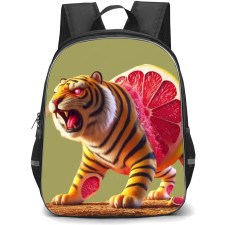 Italian Brainrot Tigroligre Frutonni Backpack StudentPack - Tigroligre Frutonni Roaring 3D Art Poster