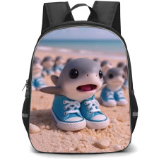 Italian Brainrot Tralaleritos Backpack StudentPack - Tralaleritos On Beach 3D Poster
