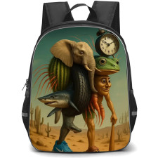 Italian Brainrot Trippa Troppa Tralala Backpack StudentPack - Trippa Troppa Tralala 3D Art Poster