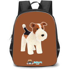 Jellycat Animals Backpack StudentPack - Hector Fox Terrier Portrait