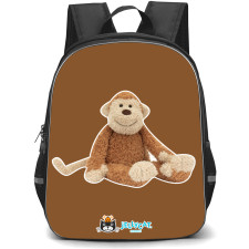 Jellycat Animals Backpack StudentPack - Junglie Monkey Portrait