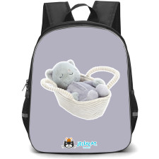 Jellycat Animals Backpack StudentPack - Rock-A-Bye Kitten Portrait